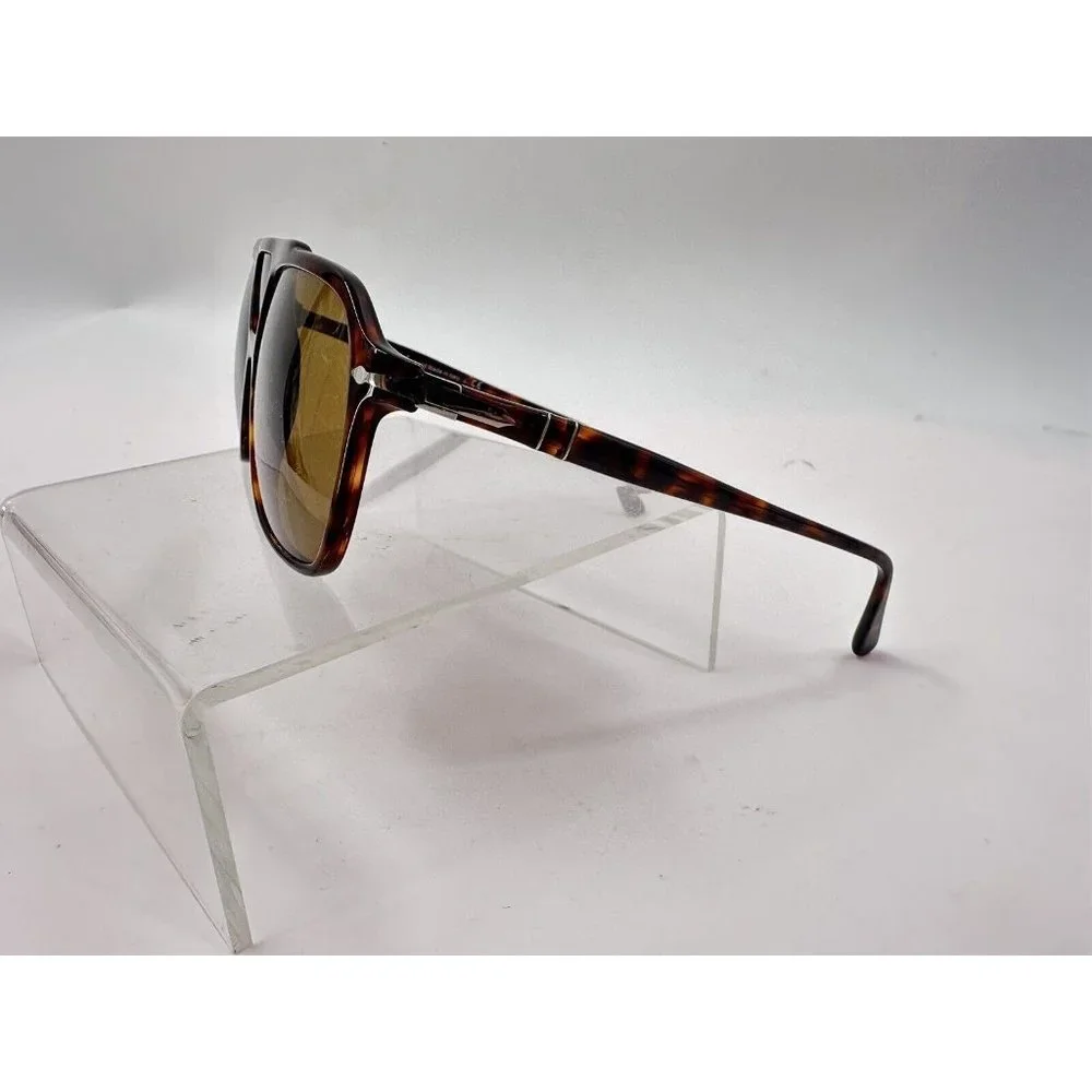 PERSOL PO3223S 24 53 Havana Square Men's 59 mm Sunglasses (AB)